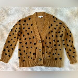 Madewell Cardigan Sweater in Painted Spots